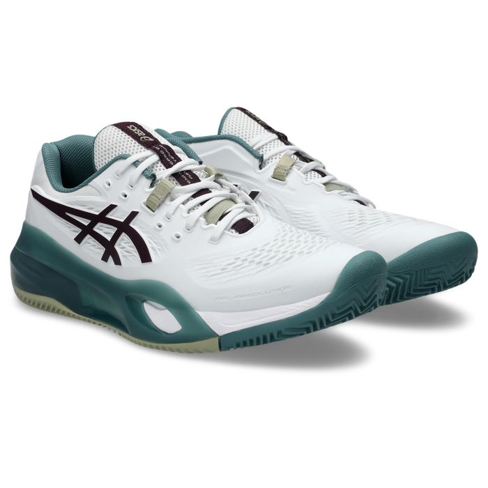 Asics GEL-RESOLUTION X CLAY, moški teniški copati, bela