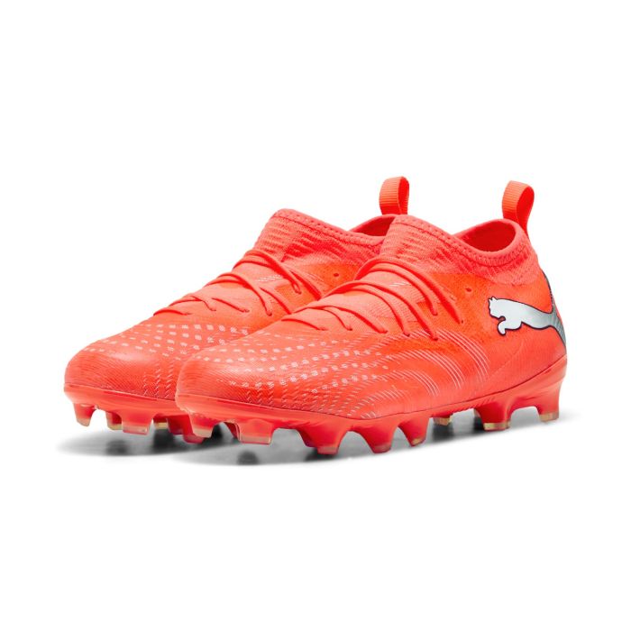 Puma FUTURE 9 MATCH FG/AG JR, otroški nogometni čevlji, oranžna