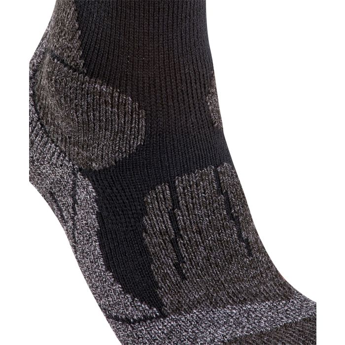 Falke TK1 ADVENTURE M, moške pohodne nogavice, črna