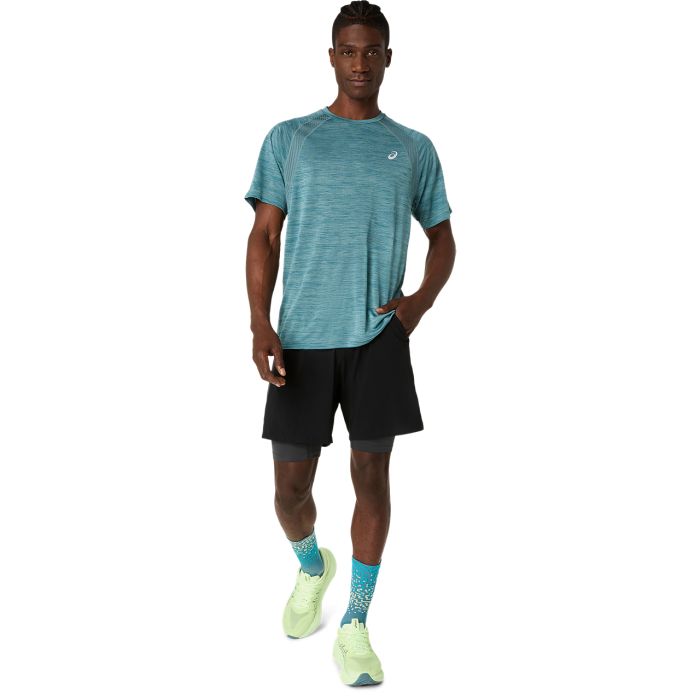 Asics ROAD SS TOP, moška tekaška majica, modra