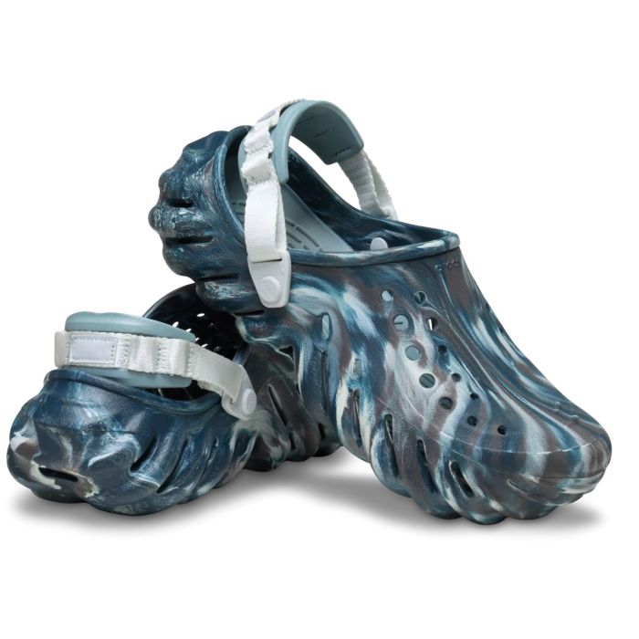 Crocs ECHO MARBLED CLOG, natikači m.poletje, modra