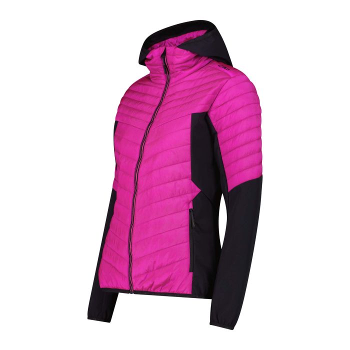 Gilet Ibrido Donna CMP Con Cappuccio - Giacca Imbottita Per Outdoor E Sport