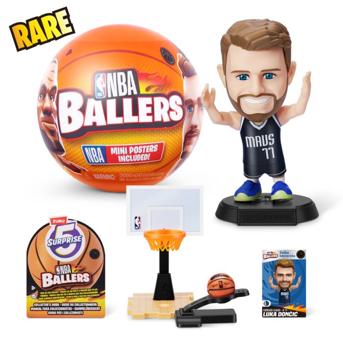 Unika 5 SURPRISE NBA BALLERS, igra, rjava | Intersport