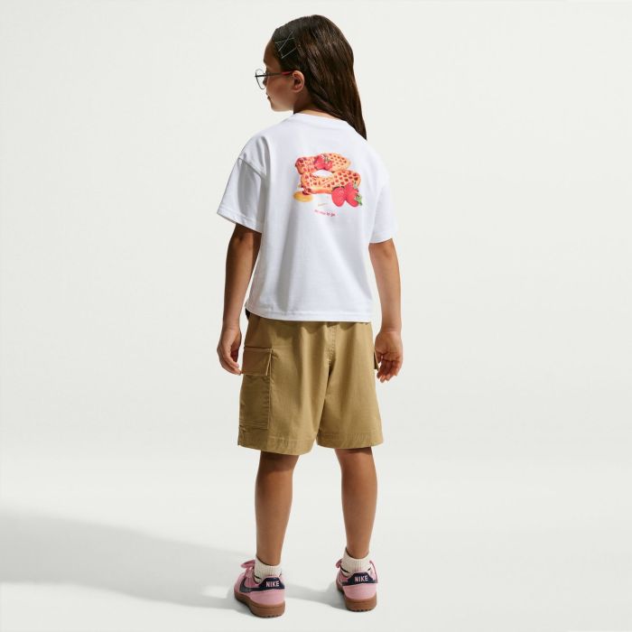 Nike G NSW TEE BOXY WAFFLES, maja o.kr, bela