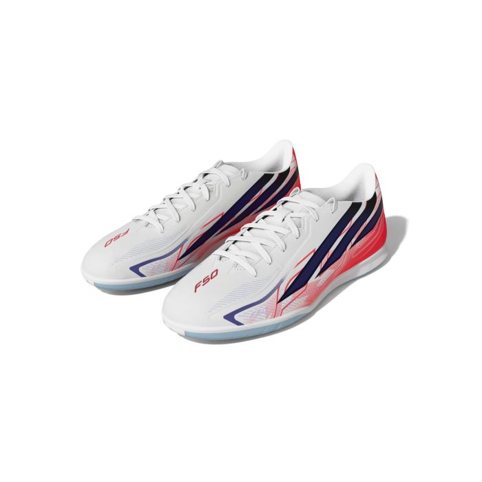 Adidas F50 HYPERFAST CLUB IN, moški dvoranski nogometni copati, bela