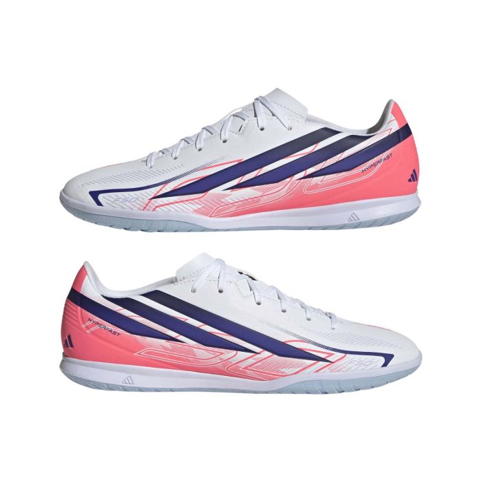 Adidas F50 HYPERFAST CLUB IN, moški dvoranski nogometni copati, bela