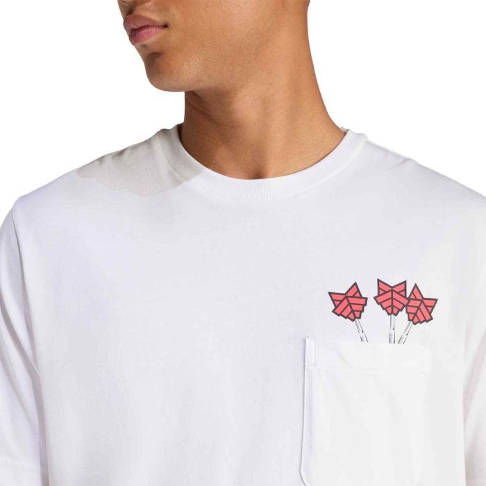 Adidas M NOV DART T, moška majica, bela | Intersport