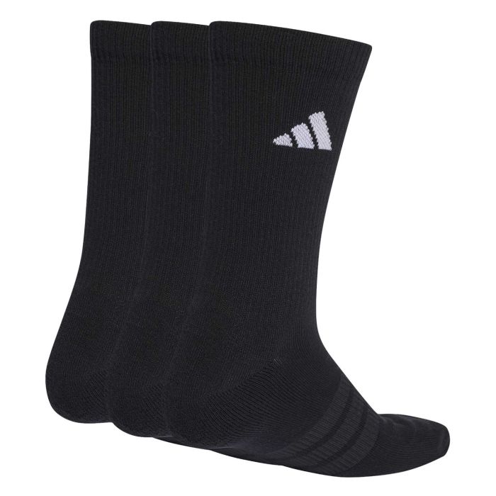 Adidas C ESS CRW 3P, nogavice m.kr fit, črna