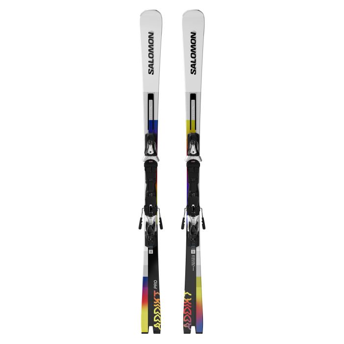 Salomon ADDIKT PRO + MI12 GW F80, set all round smuči, bela