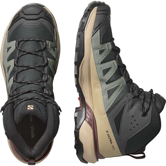 Salomon X ULTRA 360 MID GTX, moški pohodni čevlji, siva