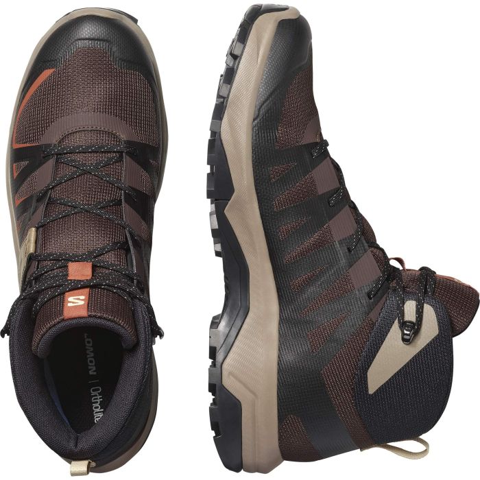 Salomon EXTEND 2 MID GTX, moški pohodni čevlji, rjava