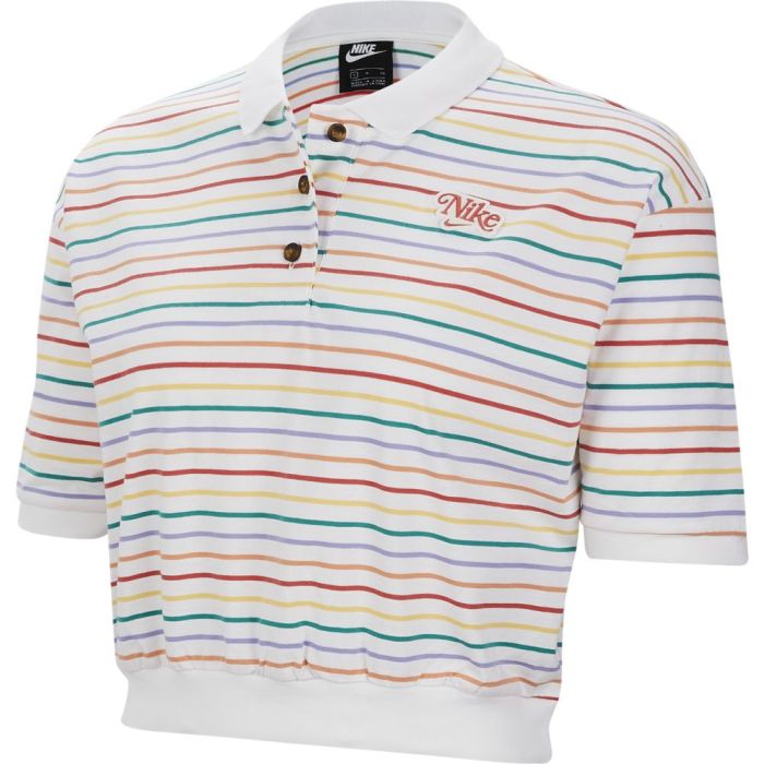 Nike W NSW RETRO FEMME POLO, maja, bela 