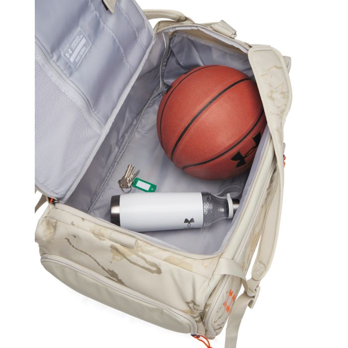 Under Armour CONTAIN DUO MD BP DUFFLE, nahrbtnik, bež
