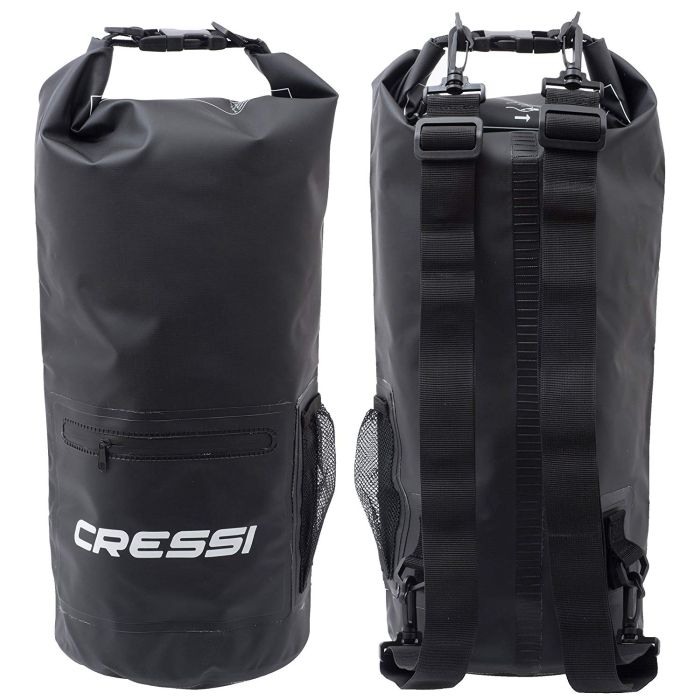 Cressi Sub DRY BAG WITH ZIP 20L, torba športna, črna Intersport