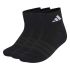 Adidas T ESS ANK 3P, nogavice m.kr fit, črna