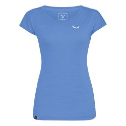 Salewa PUEZ MELANGE DRY W S/S TEE, maja ž.kr poh, modra