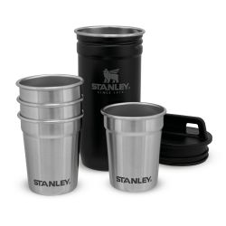 Stanley ADVENTURE NESTING SHOT GLASS SET, steklenica alu, črna