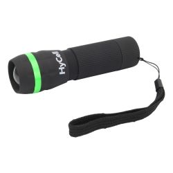 Hycell 1W LED ZOOM LIGHT, svetilka, črna