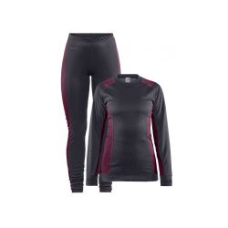 Craft CORE DRY BASELAYER SET W, žensko perilo, siva