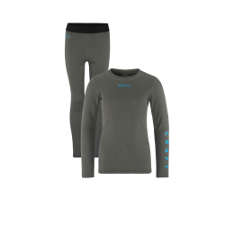 Craft CORE WARM BASELAYER SET J, otroško perilo, siva