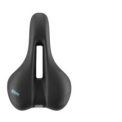 Selle FLOAT MODERATE MAN, moški kolesarski sedež, črna