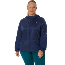 Asics NAGINO RUN PACKABLE JACKET, ženska tekaška jakna, modra