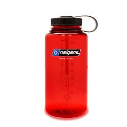 Nalgene WIDE MOUTH 1000ML, steklenica, rdeča