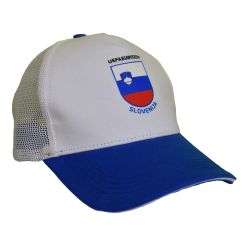 Euro 2024 TRUCKER CAP SLOVENIJA EURO 2024, kapa m.šilt nog nv, bela