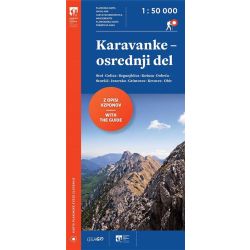 Pzs KARAVANKE - OSREDNJI DEL - 1:50.000, zemljevid