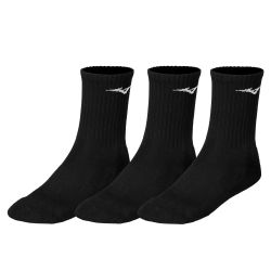 Mizuno TRAINING 3P SOCKS, moške tekaške nogavice, črna