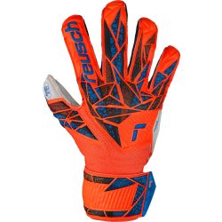 Reusch ATTRAKT SOLID FINGER SUPPORT JUNIOR, otroške nogometne rokavice, oranžna