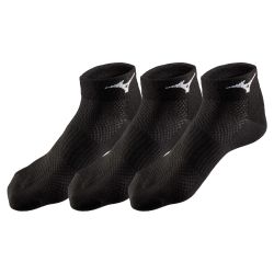 Mizuno TRAINING MID 3P, moške tekaške nogavice, črna