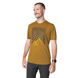 Dynafit TRANSALPER GRAPHIC S/S TEE M, maja m.kr poh, rjava