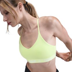 Nike W NK DF INDY LGT SPT BRA, ženski športni nedrček, rumena