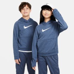Nike K NK TF MULTI+ PO HOODIE HBR, pulover o.fit, modra