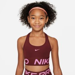 Nike G NK DF SWOOSH PRO BRA, top o., rdeča