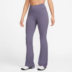 Nike W NK DF ZENVY HR FLARE, ženske fitnes hlače, vijolična