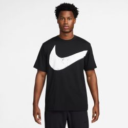 Nike M NK DF HYVERSE SWOOSH TOP SS, maja, črna