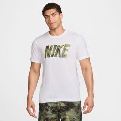 Nike M NK DF TEE CAMO, maja, bela