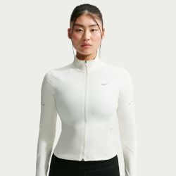 Nike W NK SWIFT DF FZ JKT, jopa ž.tek, bela