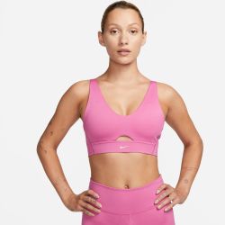 Nike W NK DF INDY PLUNGE CUTOUT BRA, ženski športni nedrček, roza