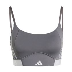 Adidas AER LS HYGLM Q3, ženski športni nedrček, siva