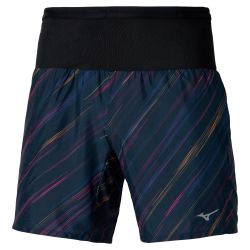 Mizuno MULTI POCKET SHORT 7INCH, moške kratke tekaške hlače, modra