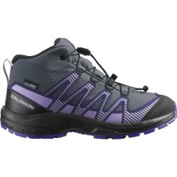 Salomon XA PRO V8 MID WP J, otroški pohodni čevlji, siva