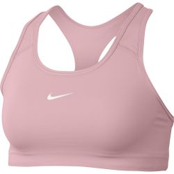 Nike SWOOSH WO MEDIUM SPORTS BRA, ženski športni nedrček, roza