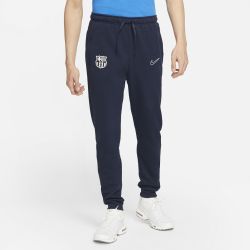 Nike FC BARCELONA DRI-FIT FLEECE SOCCER PANTS, moške hlače, modra