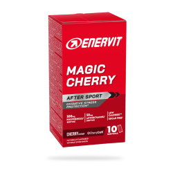 Enervit MAGIC CHERRY 10X9G, športna prehrana, rdeča