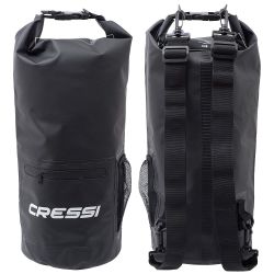Cressi Sub DRY BAG WITH ZIP 10L, torba športna, črna