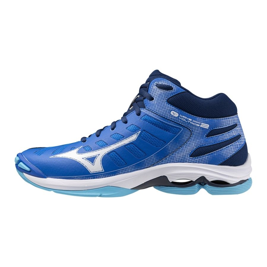 Mizuno WAVE VOLTAGE 2 MID mo ki copati modra Intersport