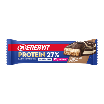 Enervit PROTEIN BAR 27% CHOCOLATE&CREAM 45G, športna prehrana